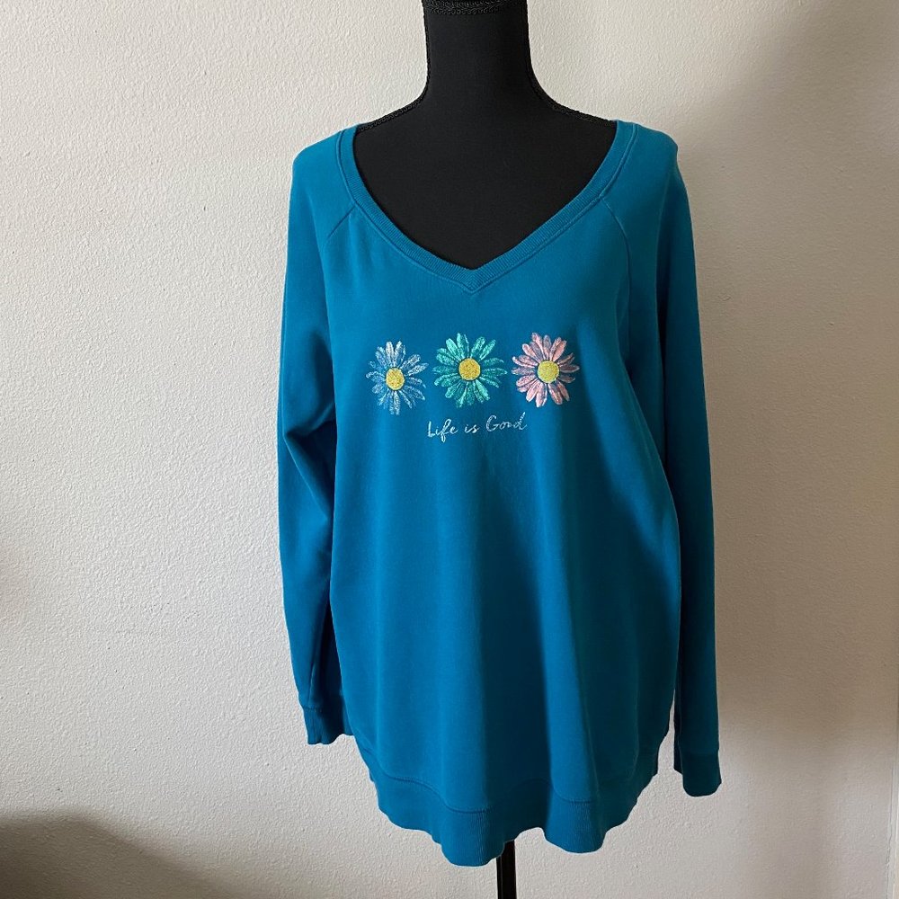 Life is Good sweater